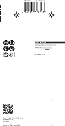 Bosch EXPERT M480 Schleifnetz-Set 10-teilig offenes Netz.