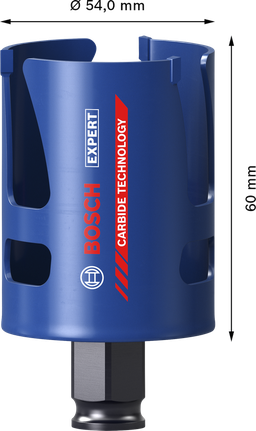 Bosch EXPERT Baustoff-Lochsäge 54 mm.