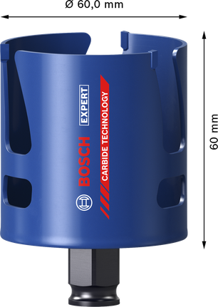 Bosch EXPERT Baustoff-Lochsäge 60 mm.