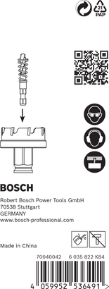 Bosch EXPERT Power Change Plus Blech-Zentrierbohrer.