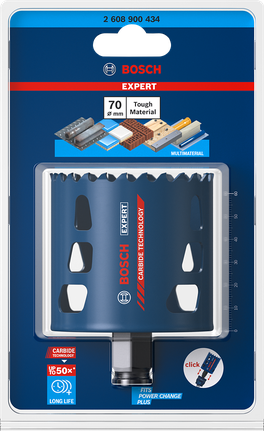 Bosch 70×60 mm EXPERT Tough Material Lochsäge.