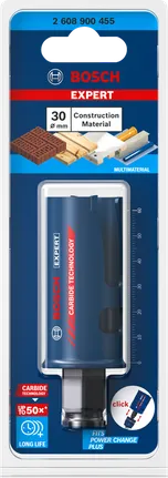 Bosch EXPERT Baustoff-Lochsäge 30×60 mm.