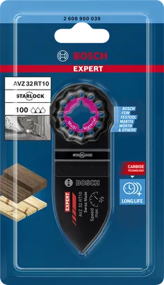 Bosch EXPERT AVZ 32 RT10 Schleiffinger 32×53 mm.