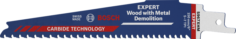 Bosch EXPERT Holz- und Metall-Abbruchsägeblatt.