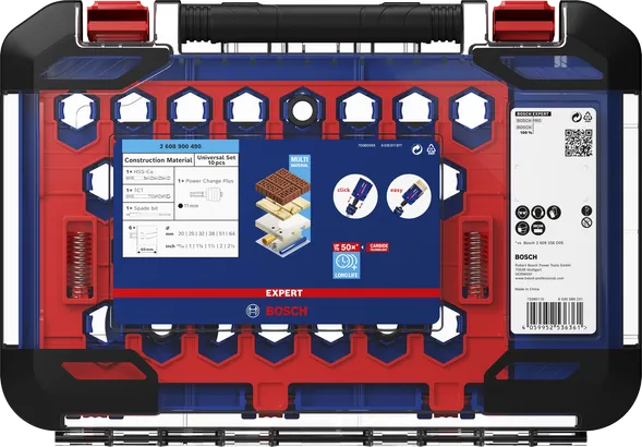 Bosch EXPERT Baustoff-Lochsägen-Set 20/25/32/38/51/64 mm 10-tlg.