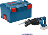 Akku-Säbelsäge GSA 18V-28 von Bosch mit L-Boxx.