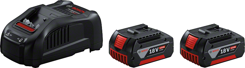 2 x GBA 18V 1880 CV + GAL Professional Bosch 5.0Ah Starter-Set 