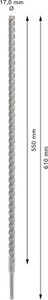 Bosch PRO SDS plus-5X 16x550x610 mm Hammerbohrer.