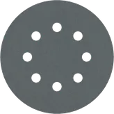 Bosch PRO F355 125 mm Schleifscheibe mit 8 Löchern.
