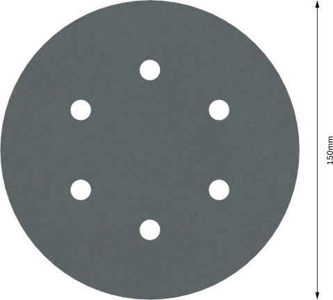 Bosch PRO F355 Schleifteller 150 mm G600 6 Löcher.