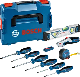 Bosch Schraubendreher und gemischtes Handwerkzeugset, 19-teiliges Kombi-Set.