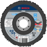 Bosch PRO N377 Reinigungsscheibe 125 mm für verschiedene Materialien.
