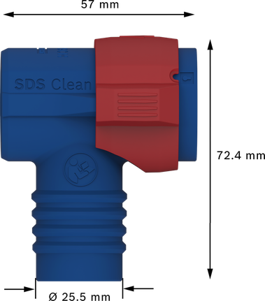 Bosch EXPERT SDS Clean plus Anschluss für Bohrhammer.