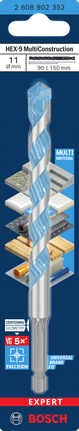 Bosch EXPERT HEX-9 11×150 mm Bohrer.