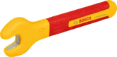 VDE-isolierter 10-mm-Schraubenschlüssel von Bosch für Elektroarbeiten.