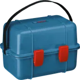 Bosch Tragetasche mit sicherem Doppelverschluss.