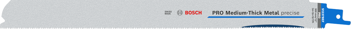 Präzises S1237BEF-Sägeblatt aus mitteldickem Metall von Bosch PRO.