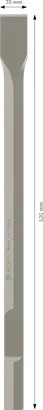 Bosch PRO HEX 28-4C Flachmeißel 35x520 mm.