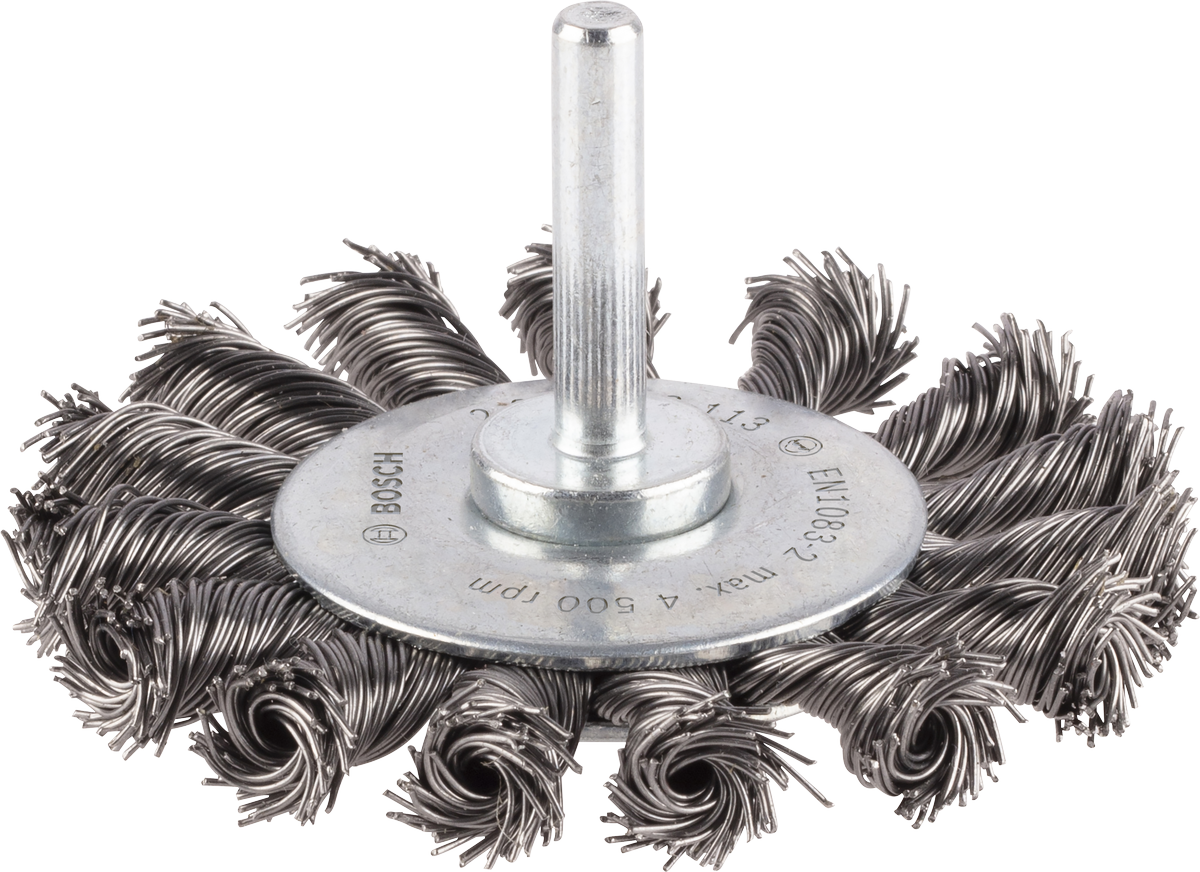 Bosch PRO Metal-Schwerdrahtschleifscheibe, gerader Schaft, 75 mm.