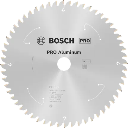 Bosch PRO Aluminium Akku-Kreissägeblatt, 190 mm.