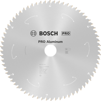 Bosch PRO Aluminium Kreissägeblatt, 254 mm Durchmesser.