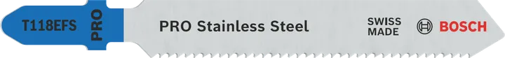 Bosch PRO Stainless Steel T118EFS Stichsägeblatt, Wellenschliff.