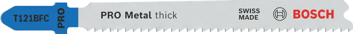 Bosch PRO Metal Thick T121BFC Stichsägeblatt zum Metallschneiden.