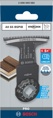 Bosch PRO AII 65 BSPIB Multitool-Klinge 65×40 mm.