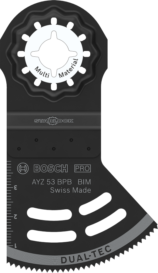 Bosch PRO AYZ 53 BPB Multitool-Klinge für mehrere Materialien.