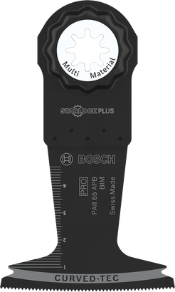 Bosch PRO PAII 65 APB Multitool-Klinge für mehrere Materialien.