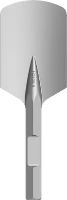 Bosch PRO HEX 28-4C Spatmeißel mit 135 mm Schneide.