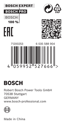 Bosch Reduzierring 20 x 0,8 x 15,875 mm.