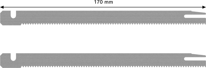 Bosch PRO Schaumstoffsägeblatt 130 mm, 2er-Pack zum Schaumstoffschneiden.