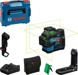 Bosch GLL 12V-100 Laser-Nivelliergerät mit Zubehör.