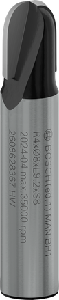 Bosch PRO Fräserkernkasten R 4 Schaft 8 mm.