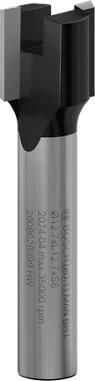 Bosch PRO Fräser-Stemmbit 12,7 mm für präzises Schneiden.