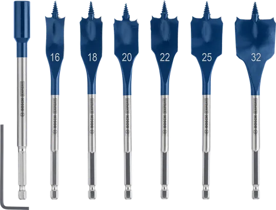 Bosch EXPERT Self Cut Speed Spatenbohrer-Set 7-tlg.