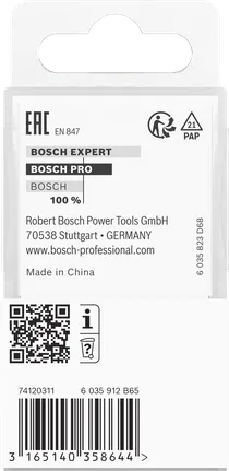 Bosch PRO Fräser zum Stemmen, 12,7 × 12,7 mm, 8 mm Schaft.
