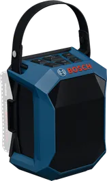 Bosch GPB 18V-1 C Bluetooth-Lautsprecher mit Tragegriff.