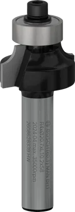 Bosch PRO Fräser-Abrundungsbit R4, Schaft 8 mm.