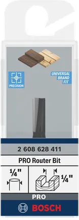 Bosch PRO 1/4″ gerader Fräser.