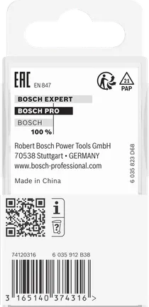 Bosch PRO Fräser Abrund R 12,7 Schaft 6 mm.