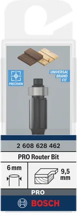 Bosch PRO Fräser 6 mm 9,5 mm.