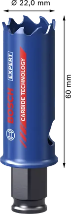 Bosch EXPERT Multi Material 22x60 mm Lochsäge.