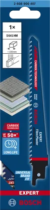 Bosch EXPERT Fiber Plaster S 641 HM Säbelsägeblatt.