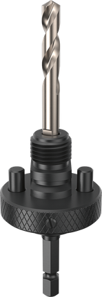 Bosch Aufnahme- und Zentrierbohrer für Lochsäge, 44 mm Arbeitslänge.