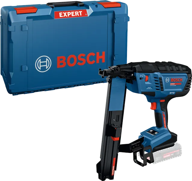 Bosch Akku-Nagler EXTH18V-50M mit Tragetasche.