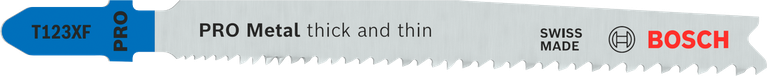 Bosch PRO Metal dickes und dünnes Stichsägeblatt T123XF.