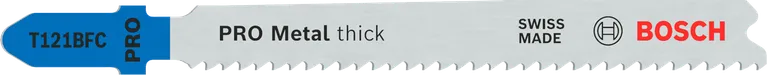 Bosch PRO Metal Thick T121BFC Stichsägeblatt für dickes Metall.