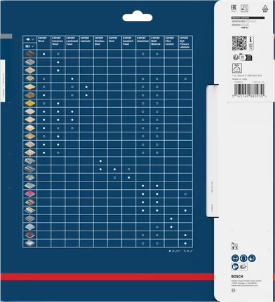 Bosch EXPERT Wood Kreissägeblatt 254×2,6/1,8×30 mm T80 Verpackung.